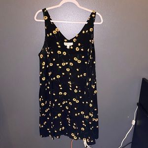 Floral Button Front Dress